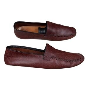 CHURCH'S Men's‎ Brown Leather Slip On Shoes Sz 8 Made in England